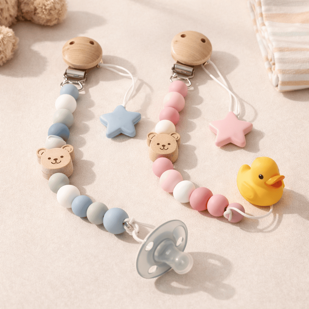 SnuggleLoop Pacifier & Toy Clip Set